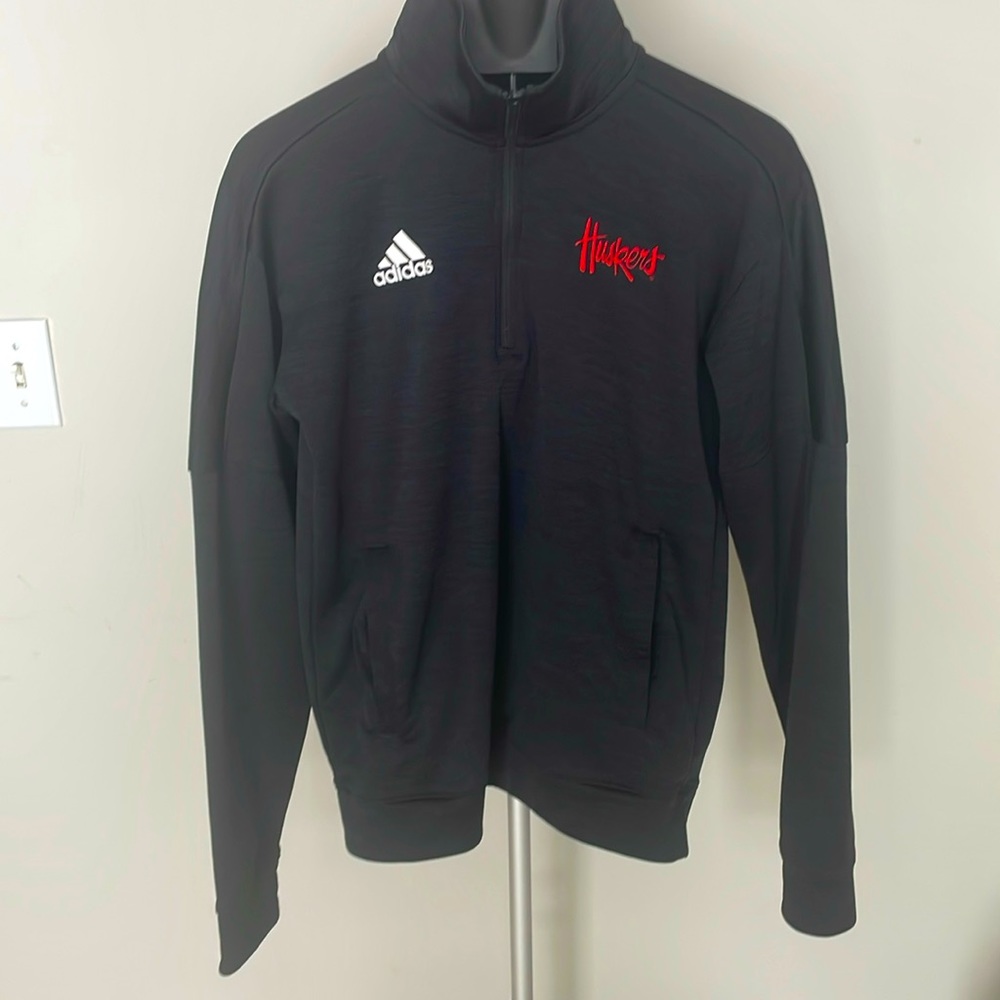 University of Nebraska Huskers Adidas 1/4 Zip